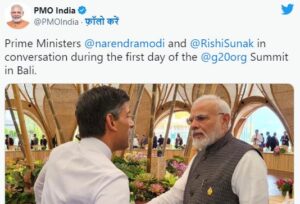PM Modi Meets Rishi Sunak