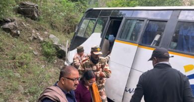 बद्रीनाथ-जोशीमठ मार्ग पर बस के ब्रेक फेल