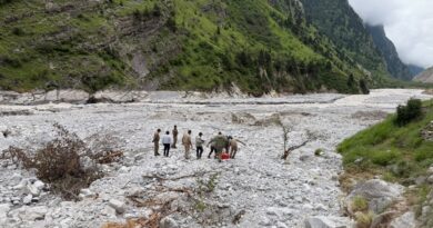 अत्याधुनिक रडार से तमक नाले में संभावित स्थानों की हो रही गहन जांच
