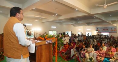 मुख्यमंत्री पुष्कर सिंह धामी ने किया मसूरी विधानसभा में विभिन्न विकास योजनाओं का लोकार्पण