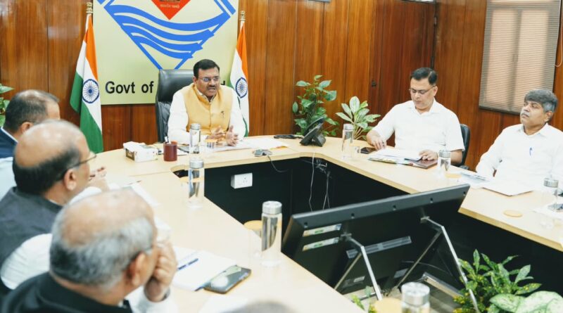 मुख्य सचिव ने ली कुम्भ मेला 2027 की तैयारियों के सम्बन्ध में बैठक